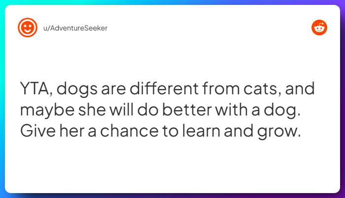 Comment from u/AdventureSeeker