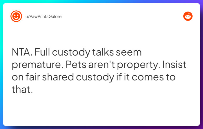 Comment from u/PawPrintsGalore