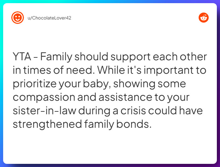 Comment from u/ChocolateLover42