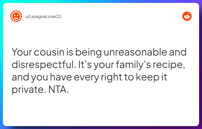 Comment from u/LasagnaLover22