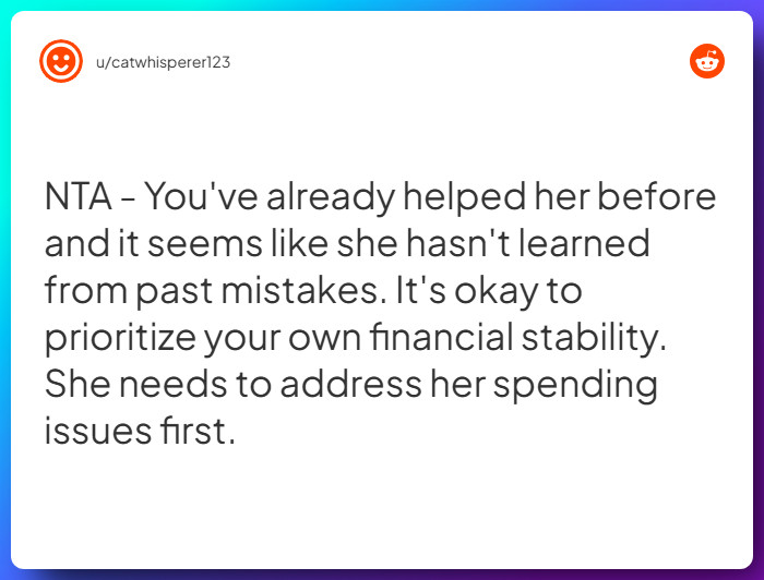 Comment from u/catwhisperer123