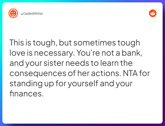 Comment from u/JadedWriter