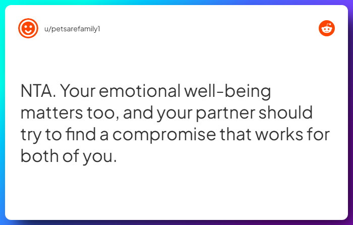 Comment from u/petsarefamily1