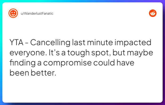 Comment from u/WanderlustFanatic