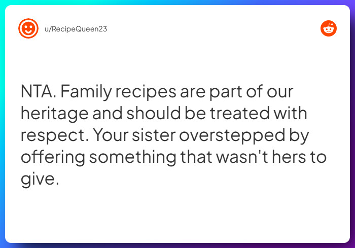 Comment from u/RecipeQueen23