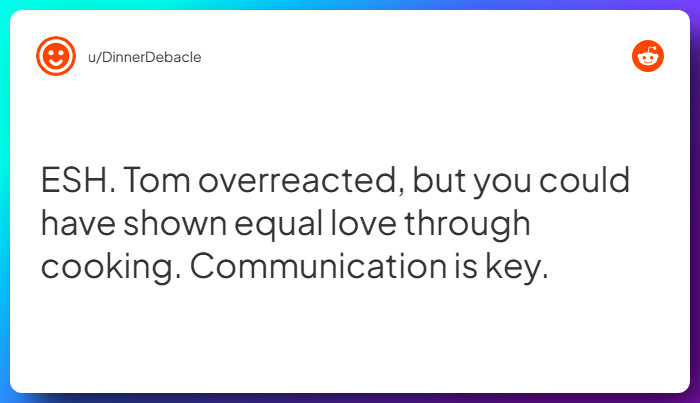 Comment from u/DinnerDebacle