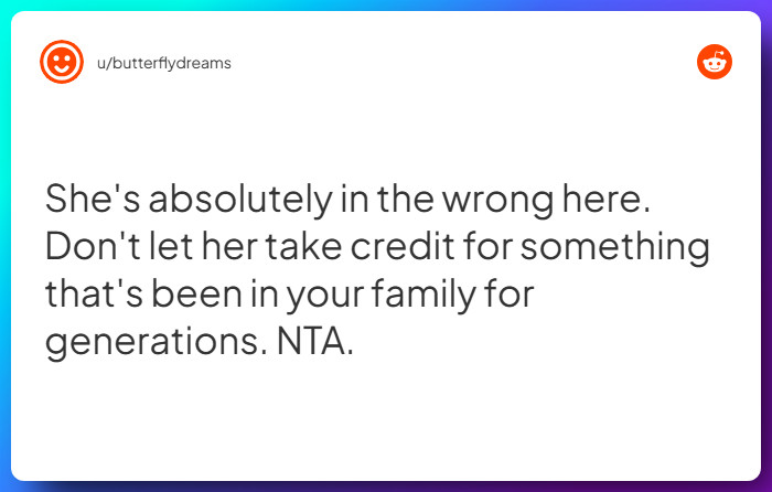 Comment from u/butterflydreams