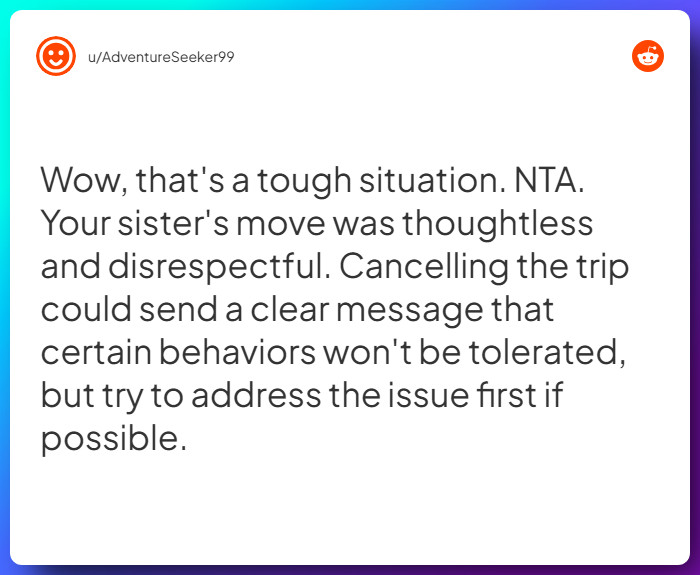 Comment from u/AdventureSeeker99