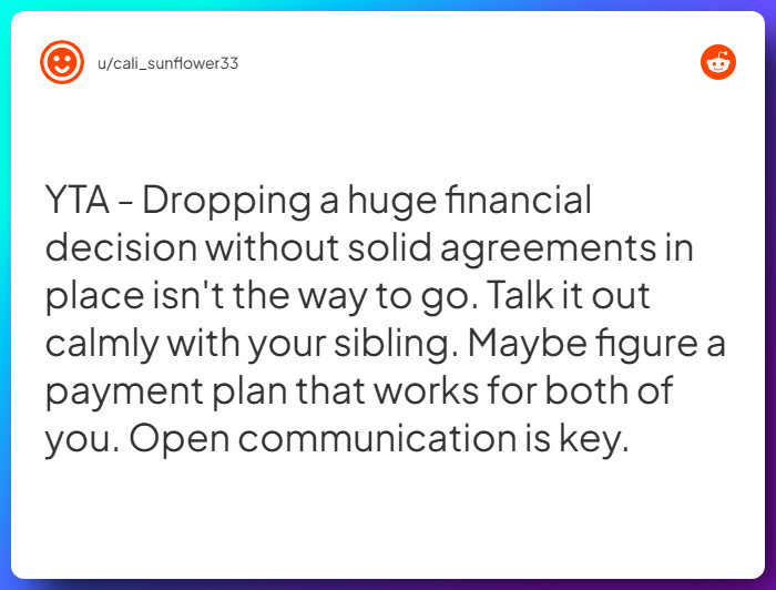 Comment from u/cali_sunflower33