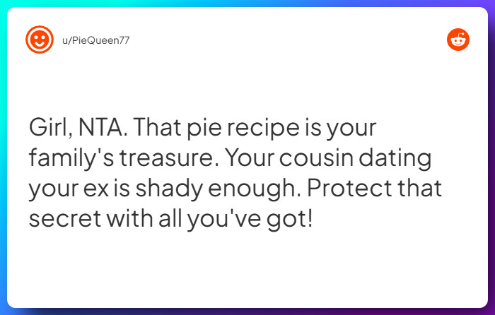 Comment from u/PieQueen77