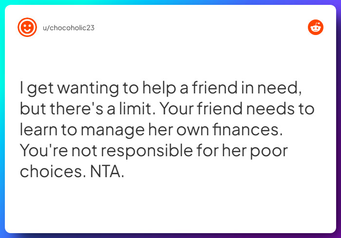 Comment from u/chocoholic23