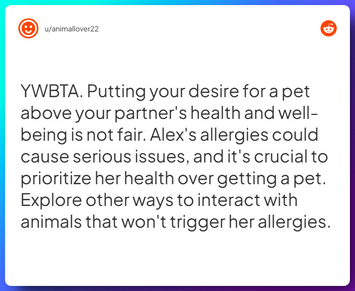 Comment from u/animallover22