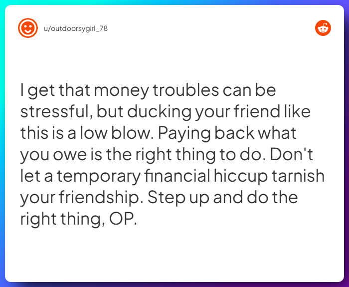 Comment from u/outdoorsygirl_78