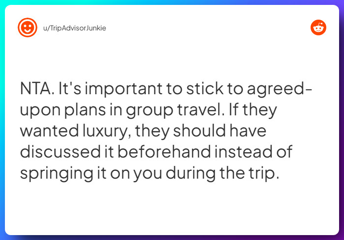 Comment from u/TripAdvisorJunkie