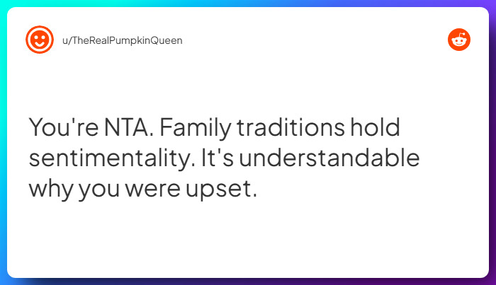 Comment from u/TheRealPumpkinQueen