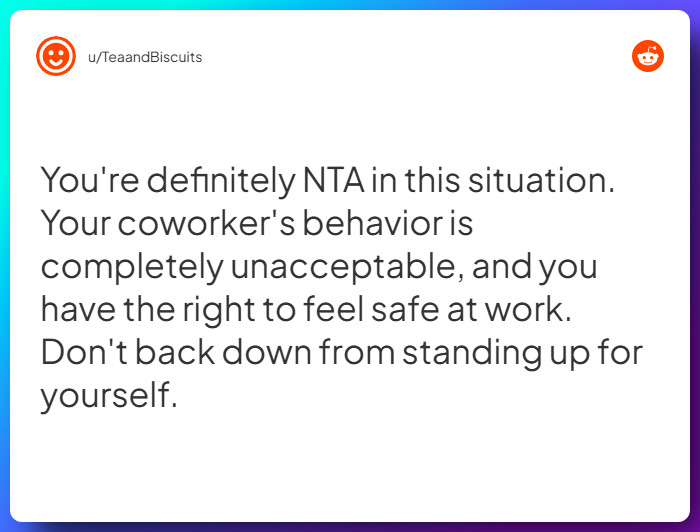 Comment from u/TeaandBiscuits