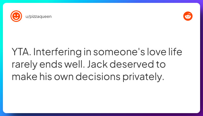 Comment from u/pizzaqueen