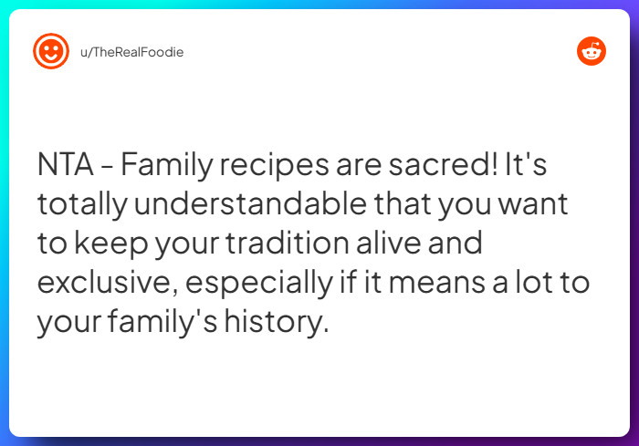 Comment from u/TheRealFoodie