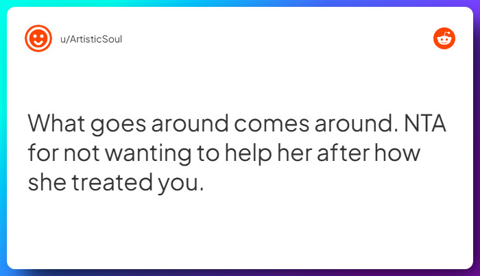 Comment from u/ArtisticSoul