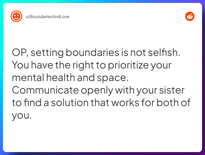 Comment from u/BoundariesAndLove