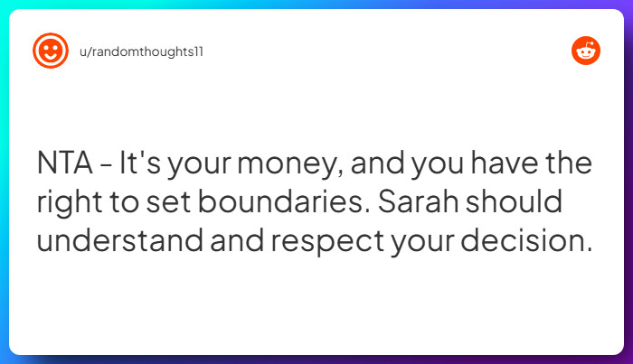 Comment from u/randomthoughts11