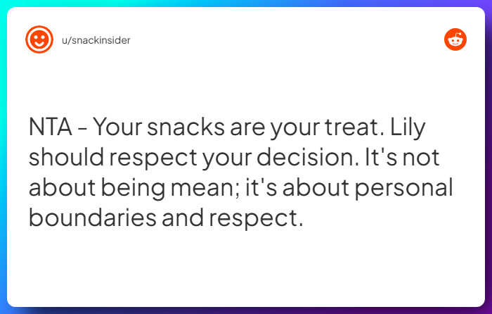 Comment from u/snackinsider