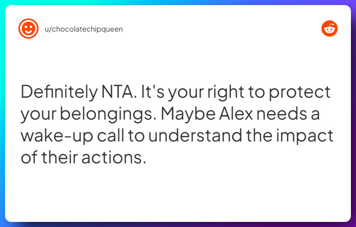 Comment from u/chocolatechipqueen