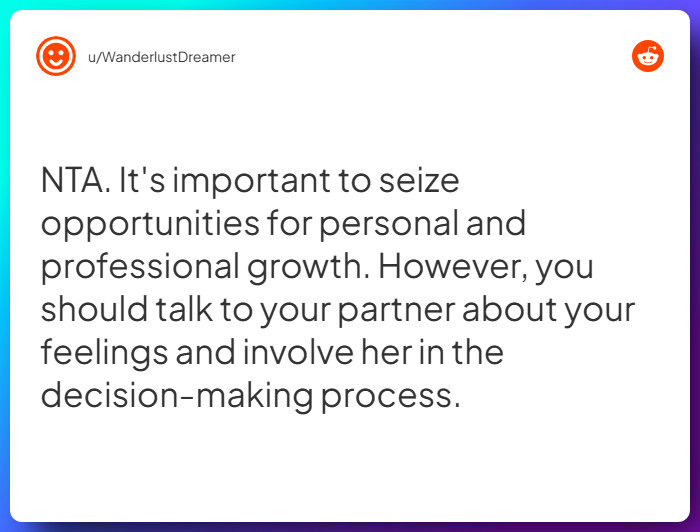 Comment from u/WanderlustDreamer