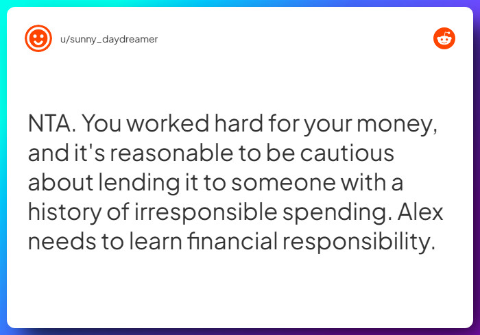 Comment from u/sunny_daydreamer