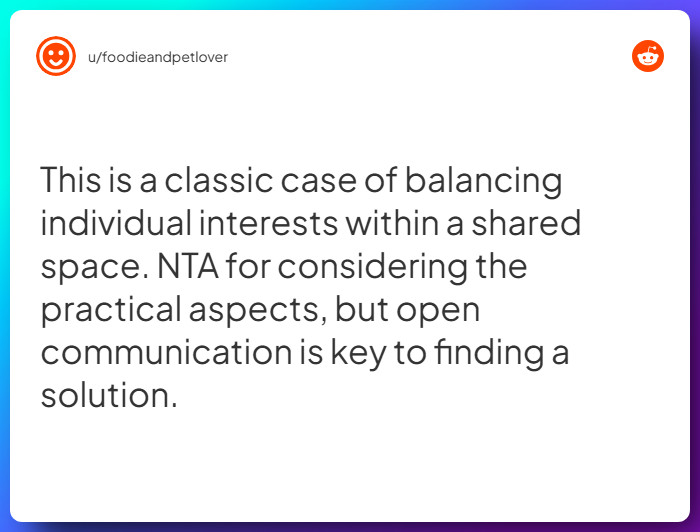 Comment from u/foodieandpetlover