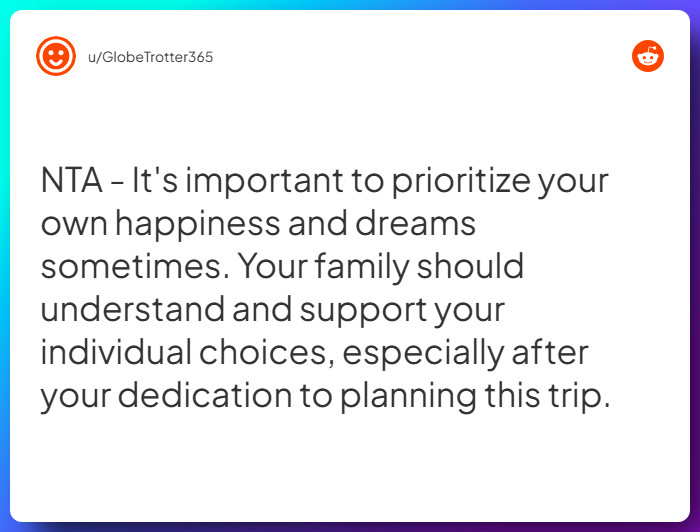 Comment from u/GlobeTrotter365