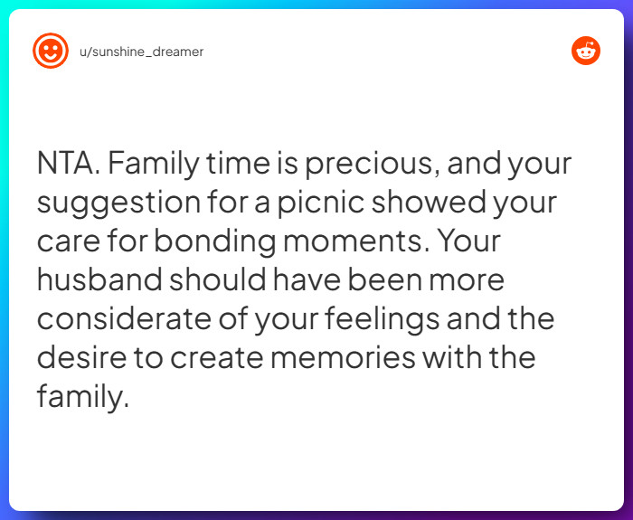 Comment from u/sunshine_dreamer