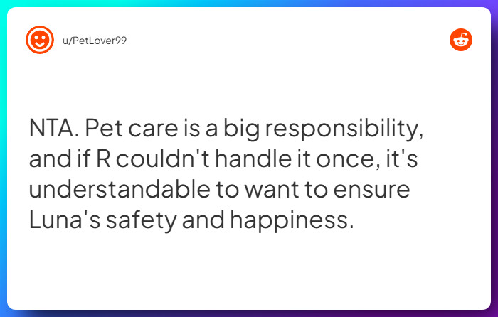 Comment from u/PetLover99