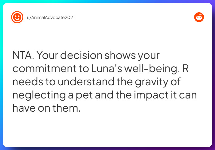 Comment from u/AnimalAdvocate2021