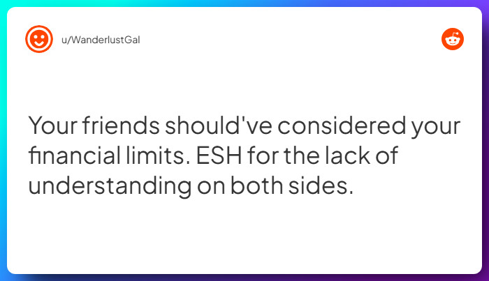 Comment from u/WanderlustGal