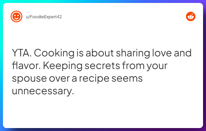 Comment from u/FoodieExpert42