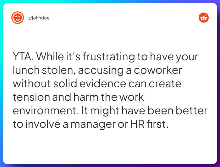 Comment from u/johndoe