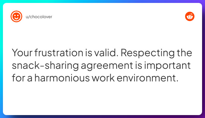 Comment from u/chocolover