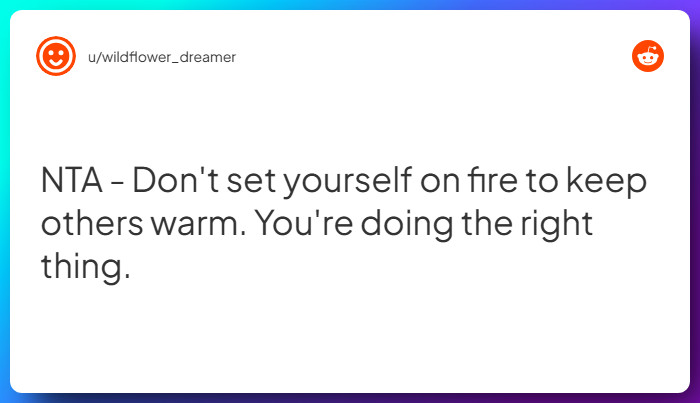 Comment from u/wildflower_dreamer