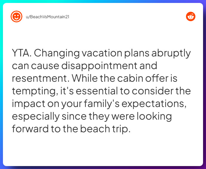 Comment from u/BeachVsMountain21