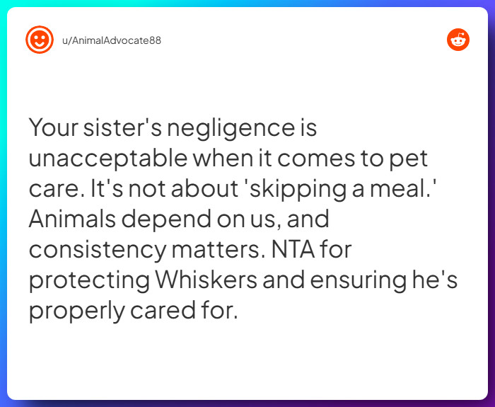 Comment from u/AnimalAdvocate88