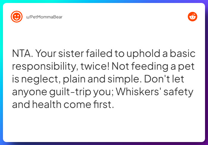 Comment from u/PetMommaBear