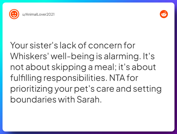 Comment from u/AnimalLover2021