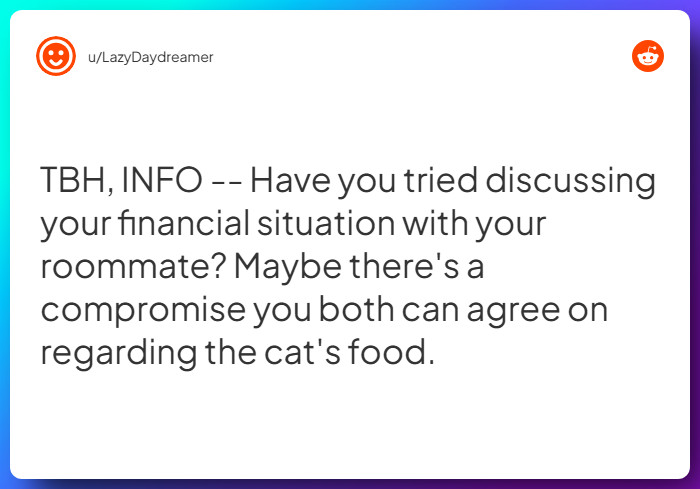 Comment from u/LazyDaydreamer