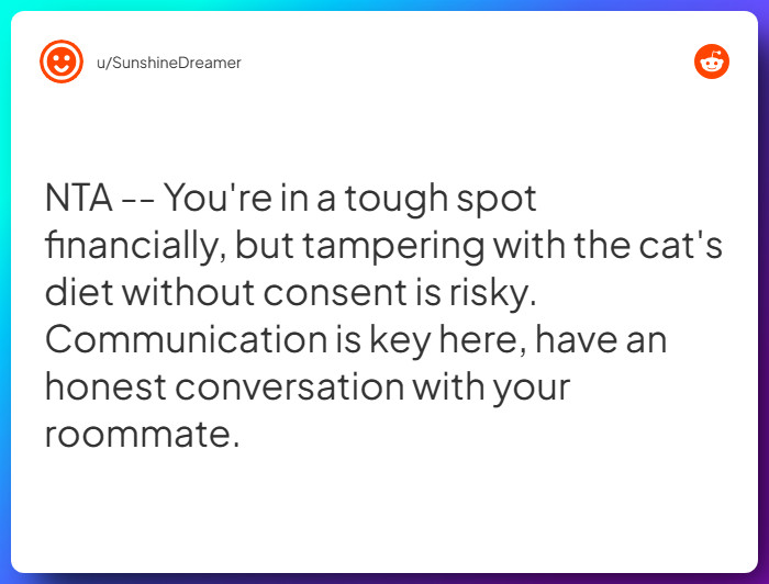 Comment from u/SunshineDreamer