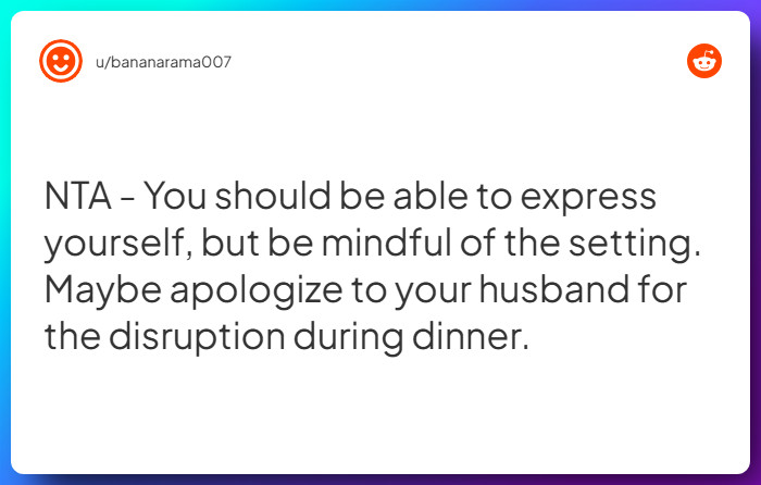 Comment from u/bananarama007