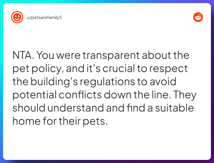 Comment from u/petsarefamily5
