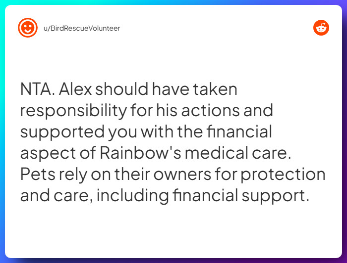 Comment from u/BirdRescueVolunteer