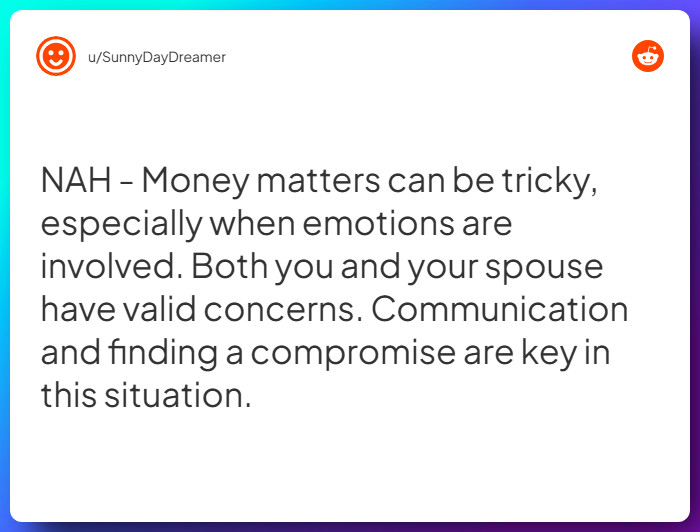 Comment from u/SunnyDayDreamer