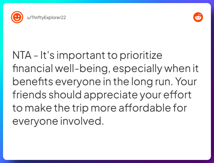 Comment from u/ThriftyExplorer22